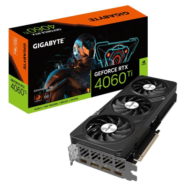 Видео карта Nvidia GF RTX 4060 Ti, 16GB, Gigabyte Gaming, OC, PCI-E 4.0, GDDR6, 128-bit, DisplayPort, HDMI Намаления и отстъпки ЧеренПетък 3