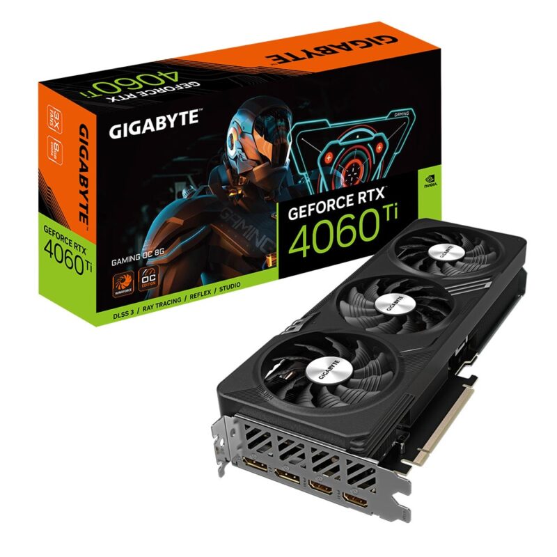 Видео карта Nvidia GF RTX 4060 Ti, 8GB, Gigabyte Gaming, OC, PCI-E 4.0, GDDR6, 128-bit, DisplayPort, HDMI Намаления и отстъпки ЧеренПетък 3