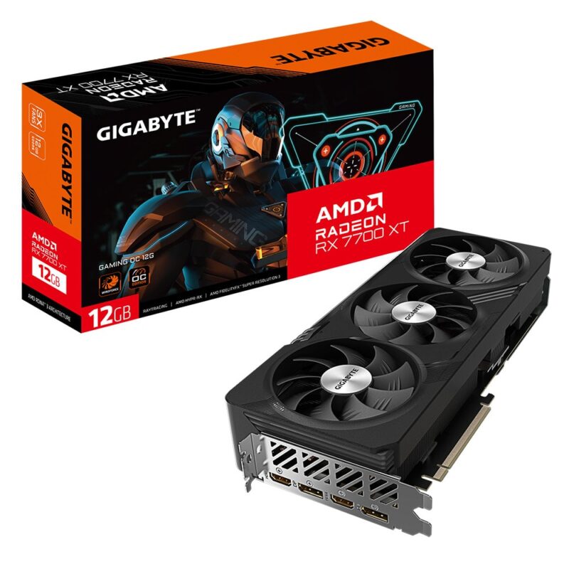 Видео карта AMD Radeon RX 7700 XT, 12GB, Gigabyte Gaming OC, PCI-E 4.0, GDDR6, 192-bit, DisplayPort, HDMI Намаления и отстъпки ЧеренПетък 3
