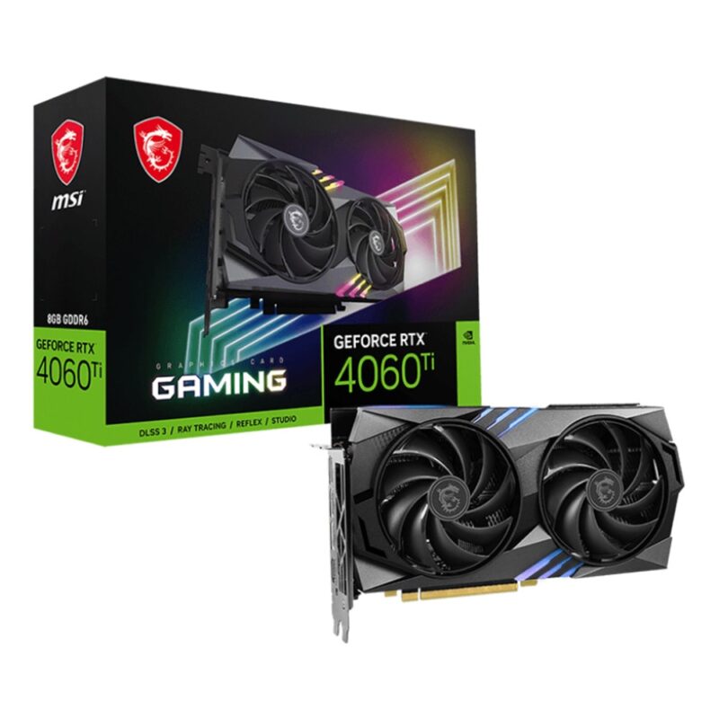 Видео карта Nvidia GF RTX 4060 Ti, 8GB, MSI Gaming, PCI-E 4.0, GDDR6, 128-bit, DisplayPort, HDMI Намаления и отстъпки ЧеренПетък 3