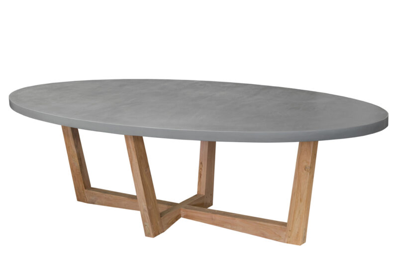 Маса Трапезария EX Home model  Sement Oval Намаления и отстъпки ЧеренПетък 3