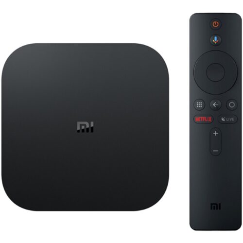 Мултимедиен плеър Xiaomi Mi TV Box S 2nd Gen (PDZ-28-AA), Cortex-A55 2.1GHz, 2GB DDR3, 8GB ROM, Wi-Fi, Bluetooth, HDMI, USB, Android, дистанционно управление Намаления и отстъпки ЧеренПетък