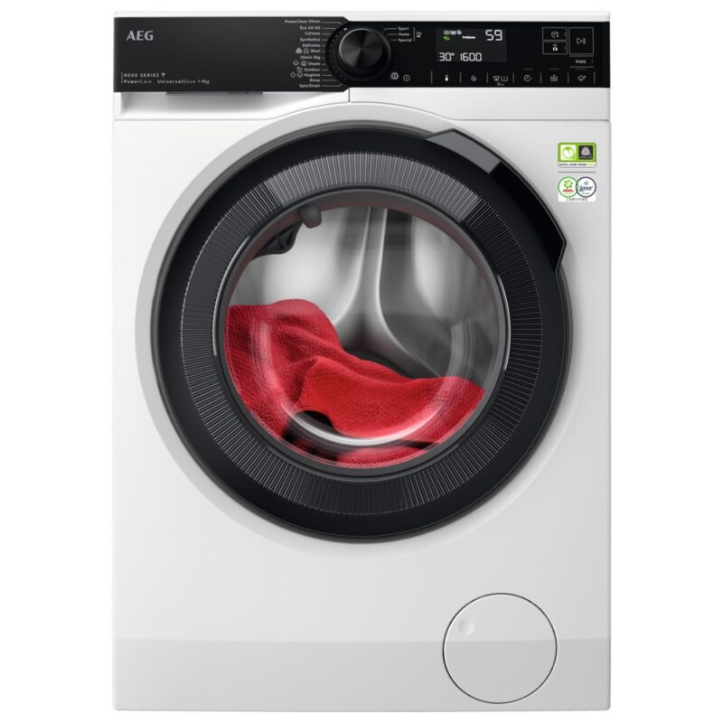 Перална машина AEG LFR83966OE, клас A, 9 кг. капацитет, 1600 оборота в минута, 12 програми, свободностояща, 60 cm, бяла Намаления и отстъпки ЧеренПетък 3
