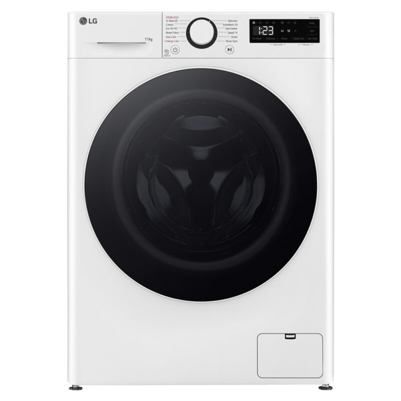 Перална машина LG F4WR511S0W, клас A, 11 кг. капацитет, 1400 оборота в минута, свободностояща, 60 cm. ширина, технология Steam, бяла Намаления и отстъпки ЧеренПетък 3