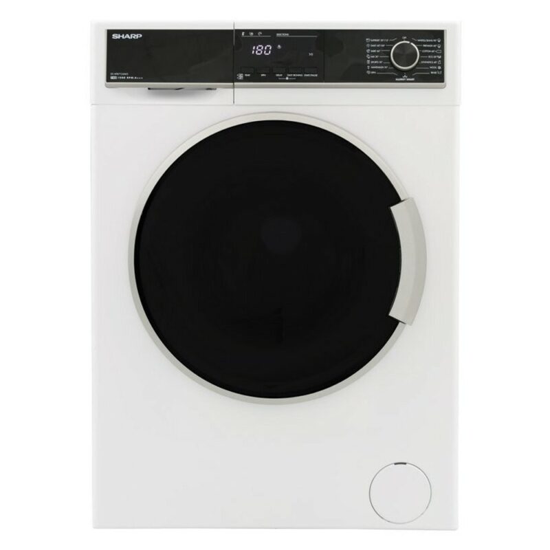 Перална машина Sharp ES-HFB912AWC, клас C, 9 кг. капацитет, 1200 оборота в минута, 15 програми, свободностояща, 60 cm, бяла Намаления и отстъпки ЧеренПетък 3
