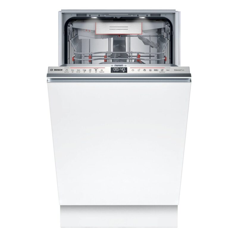 Съдомиялна за вграждане Bosch SPV6EMX05E, клас C, 10 комплекта, 6 програми, 4 температури, AquaStop, TimeLight, EfficientDry, IntensiveZone, бяла Намаления и отстъпки ЧеренПетък 3