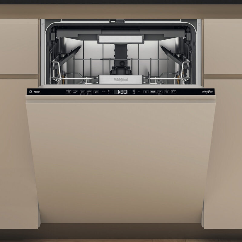 Съдомиялна за вграждане Whirlpool MaxiSpace W7I HT40 T, клас C, 15 комплекта, 8 програми, 4 температури, PowerClean Pro Намаления и отстъпки ЧеренПетък 3