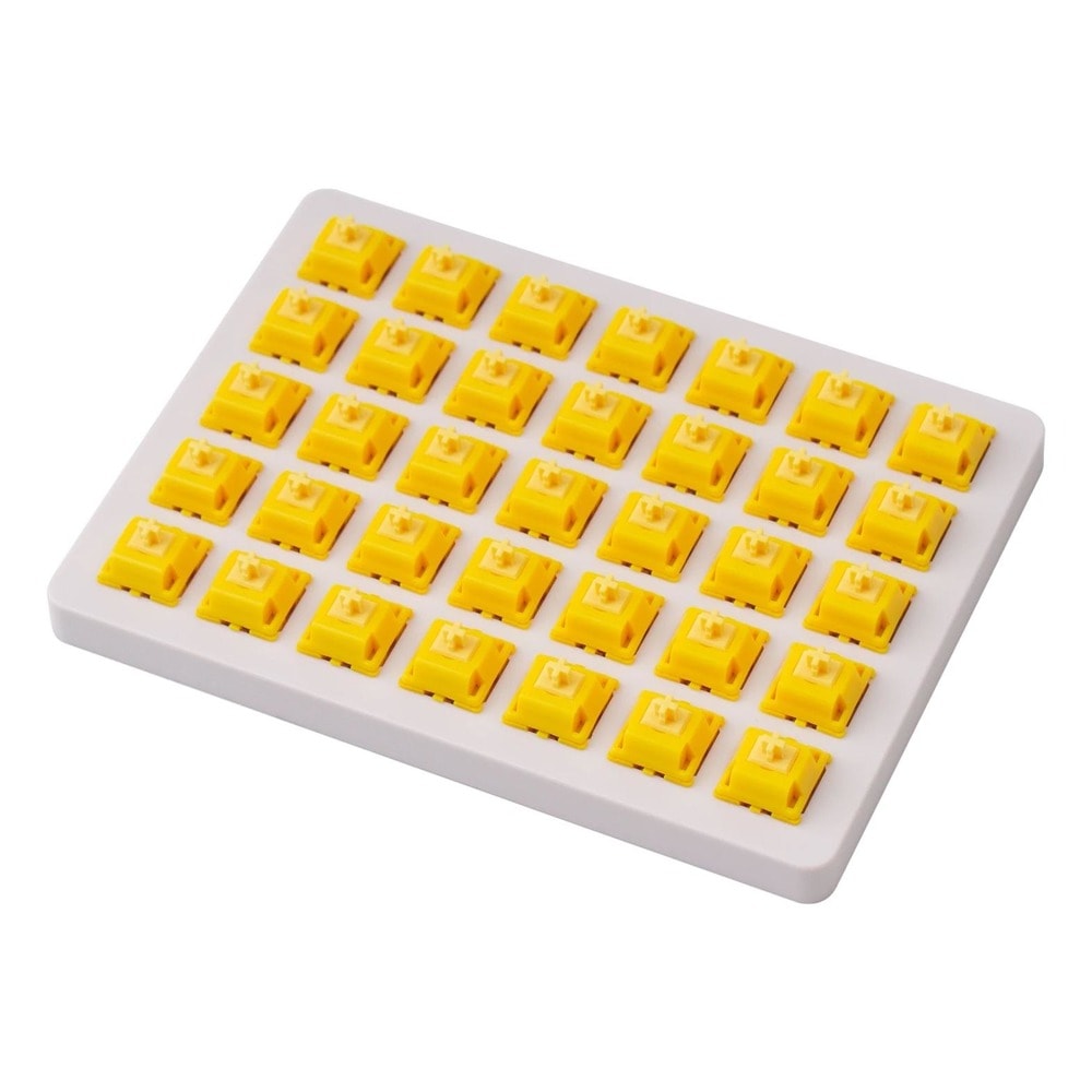 / Други / Суичове за механична клавиатура Keychron Gateron Cap Golden Yellow: Перфектният избор за геймъри и писатели