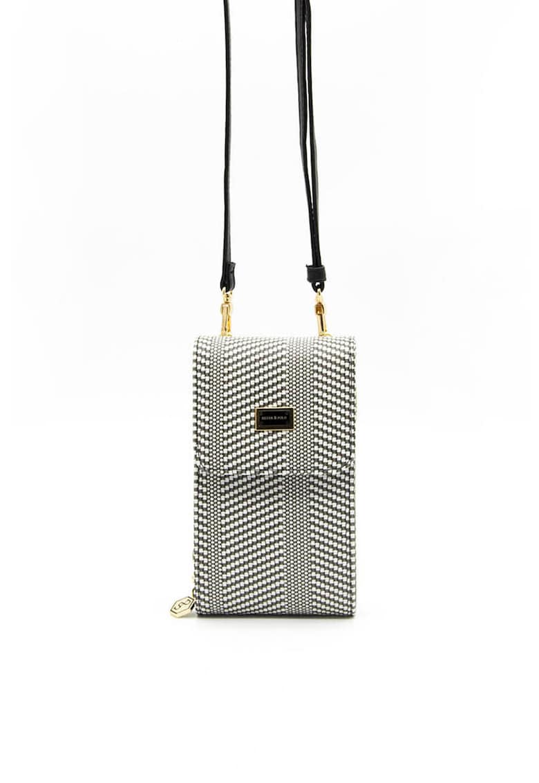 / Други / Релефно портмоне с отделяща се презрамка - Стилен и функционален аксесоар