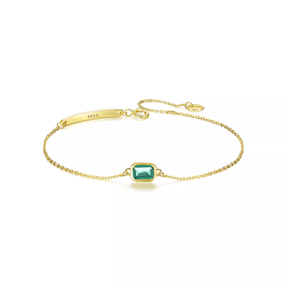 / Други / Сребърна гривна Emerald Love – Изящество и Елегантност за Вашия Стил