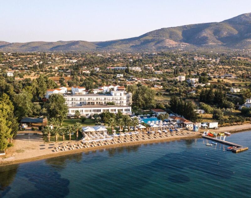 7 нощувки, All Inclusive в хотел Brown Beach Evia Island 4*, о.Евия, Гърция през Юни и Юли! Дете до 11.99г. – безплатно! Намаления и отстъпки ЧеренПетък