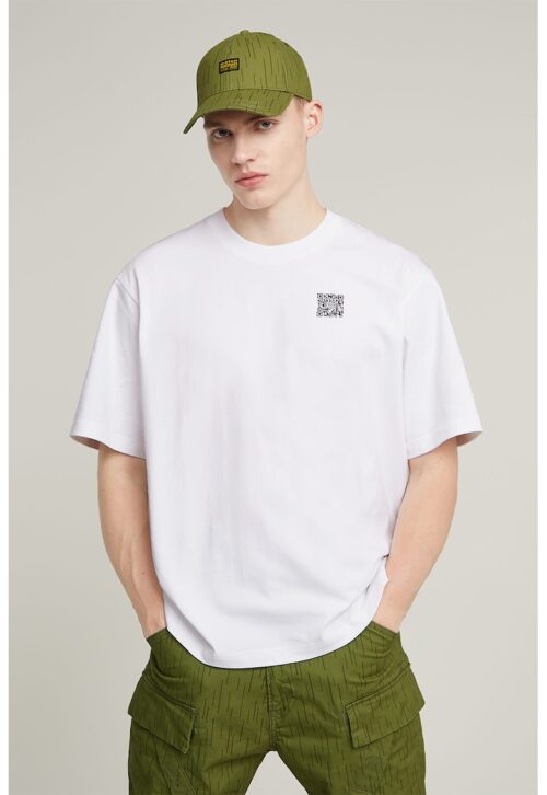 G-STAR Уголемена тениска от органичен памук с графика Намаления и отстъпки Уголемена тениска от органичен памук с графика