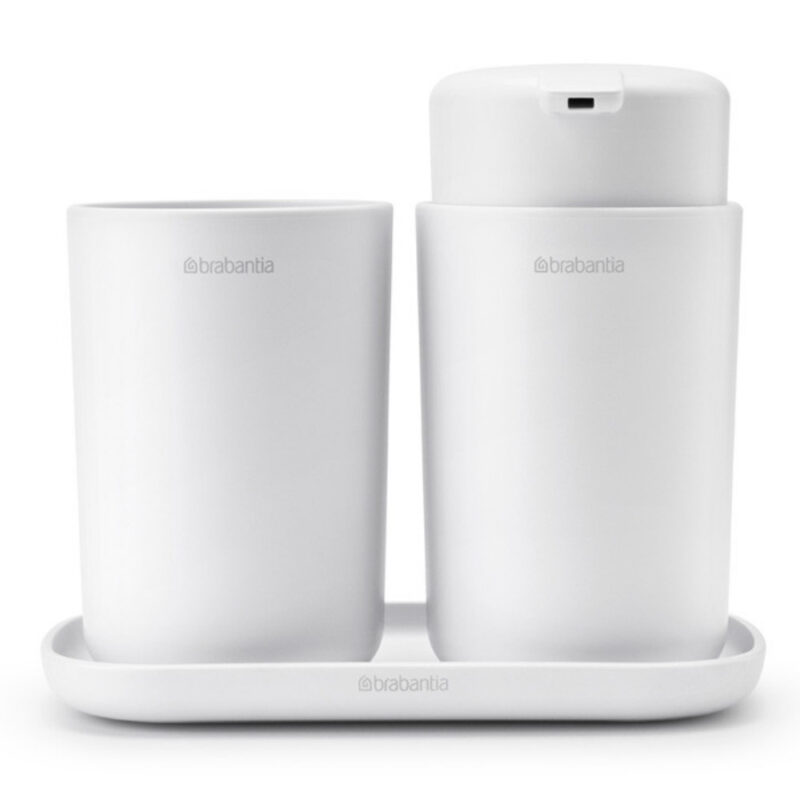 Комплект аксесоари за баня Brabantia ReNew 1003492 бял