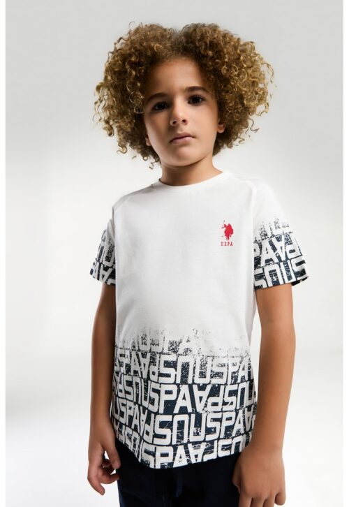 US Polo Assn Тениска с лого и шорти с регулираща се талия Намаления и отстъпки Тениска и шорти с лого на марката