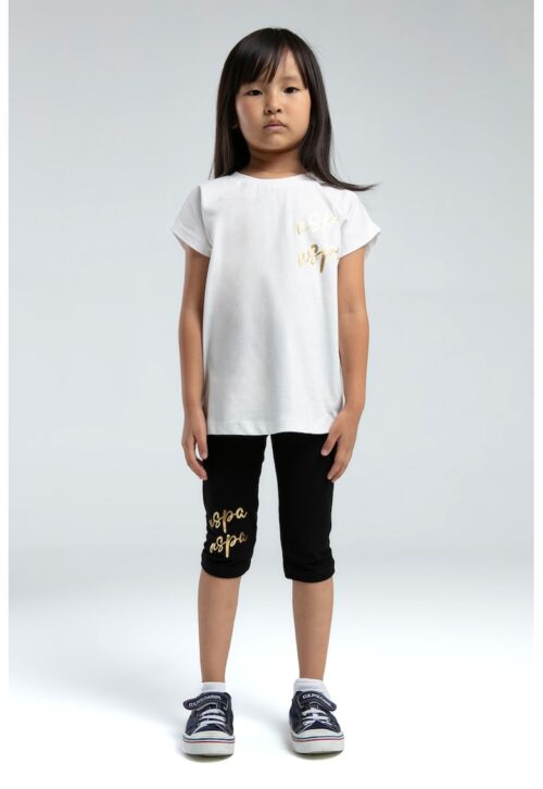 US Polo Assn Тениска и панталон с шарка – 2 части Намаления и отстъпки Тениска и панталон с шарка