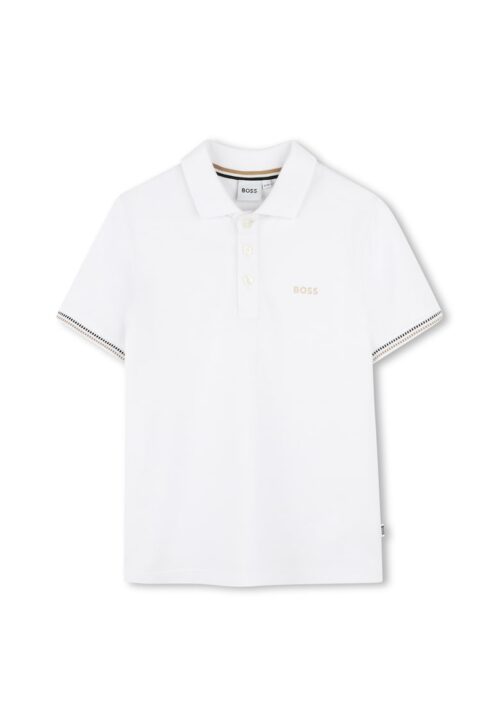 Стандартна тениска с памук и яка