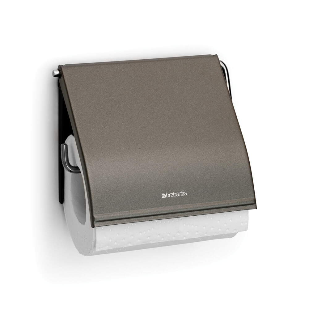 Brabantia Държач за тоалетна хартия Brabantia ReNew 90300306, Устойчива на корозия, Тъмносив Намаления и отстъпки Държач за тоалетна хартия Brabantia ReNew 90300306 тъмносив