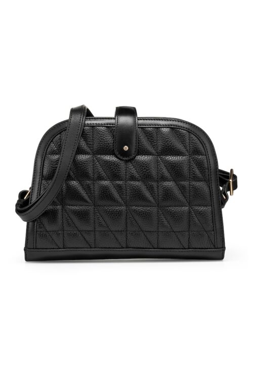 Geox Кожена чанта Viennix с капитониран детайл Намаления и отстъпки Кожена чанта Viennix с капитонирани детайли