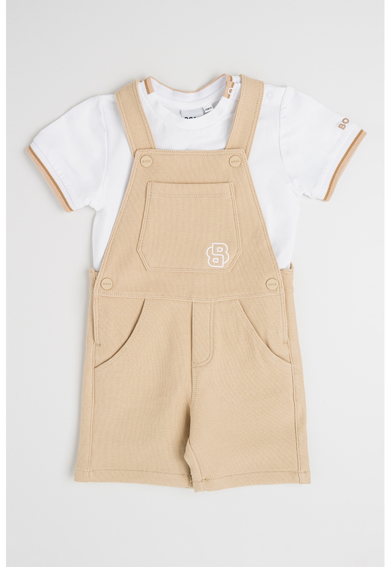 BOSS Kidswear Тениска с памук и гащеризон Намаления и отстъпки 3 Тениска с памук и гащеризон - комфорт и стил