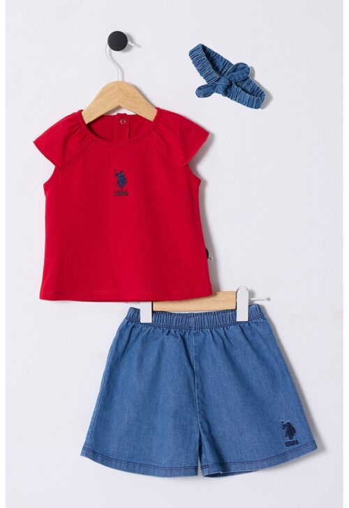 US Polo Assn Тениска – къс панталон и лента за глава Намаления и отстъпки Тениска с къс панталон и лента за глава