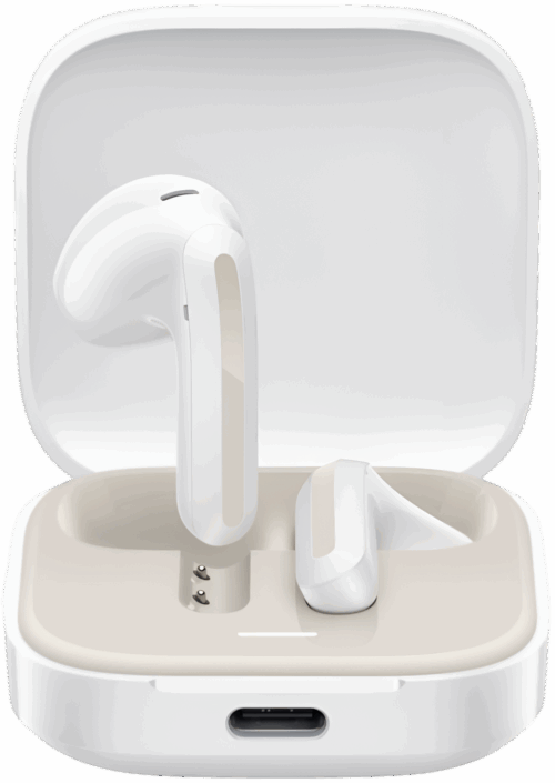 Бели безжични слушалки Xiaomi Redmi Buds 6 Active