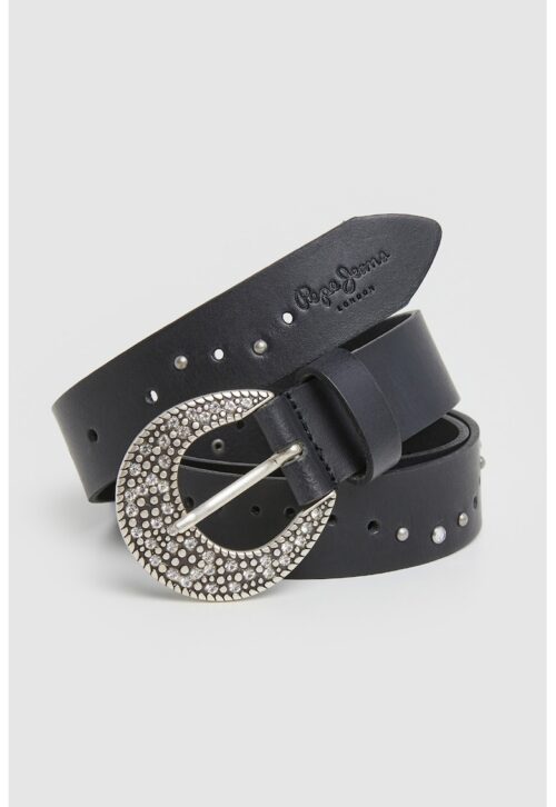 Кожен колан Pixie с декоративни камъни