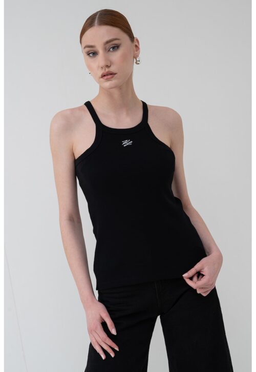 Слим танк топ Autograph в черно