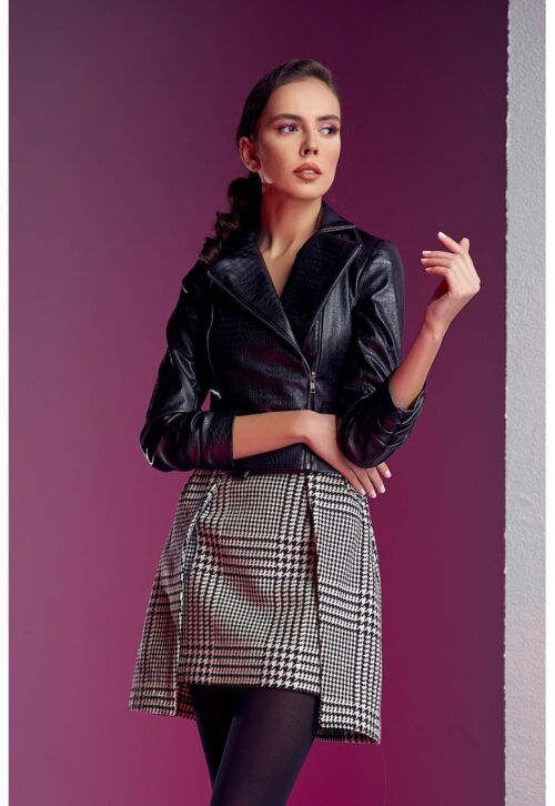 Яке от еко кожа с шагрен