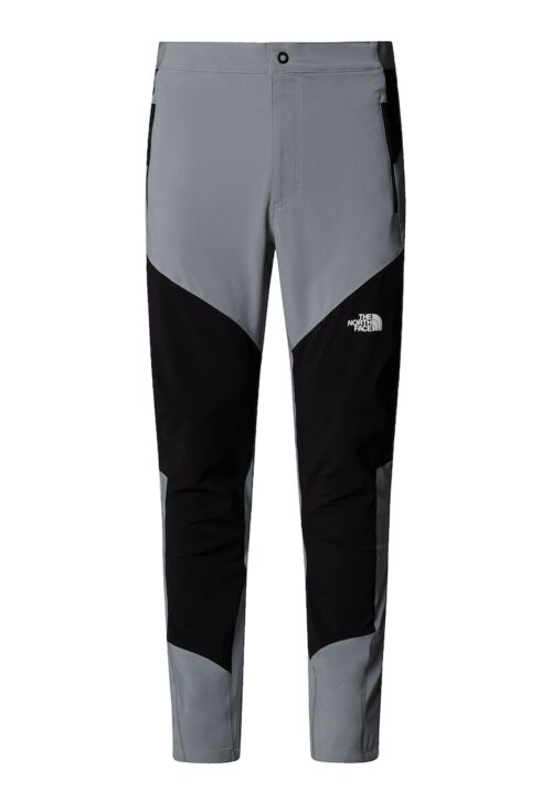 Хайкинг панталон с лого в черно и сиво за туризъм и есен-зима