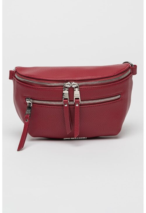 Чанта Clarke през рамо от еко кожа в керемидено червено