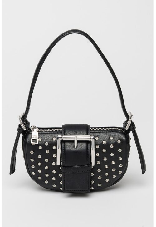 Чанта през рамо Baxis от еко кожа в черен цвят