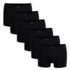 Комплект 6 чифта черни памучни боксерки Götzburg