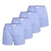 Tom Tailor Боксерки Web – 4 чифта – Бял/Тъмносин/Светлосин Намаления и отстъпки Комплект 4 броя сини памучни боксерки Web