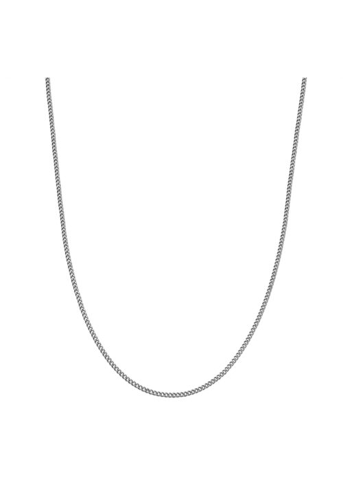 Сиво колие от неръждаема стомана с модерен дизайн