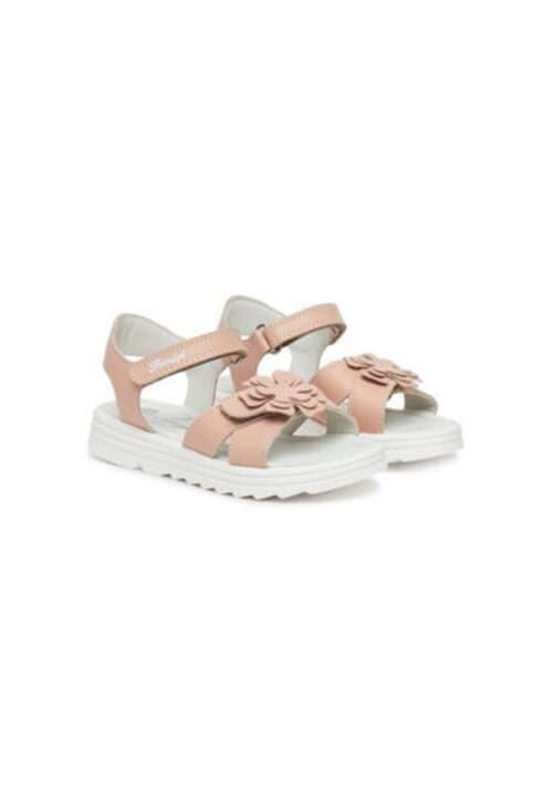 Дамски сандали от естествена кожа в розов цвят модел 7917711