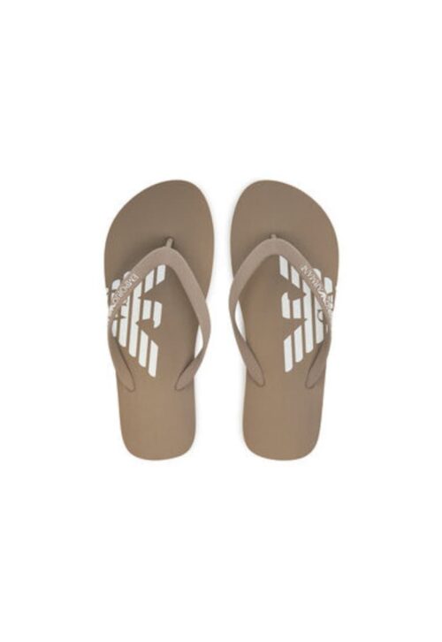 Унисекс джапанки в бежов цвят от синтетичен материал XVQS08 XN746