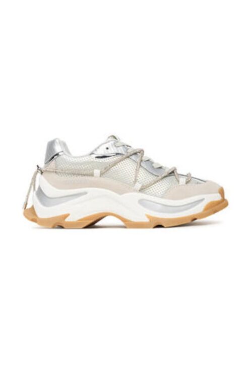 Дамски кецове 305530325 в бежов цвят от текстил