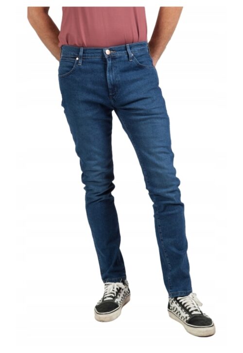 Larston The Rock синя памучна дреха с прилепнала кройка и цип