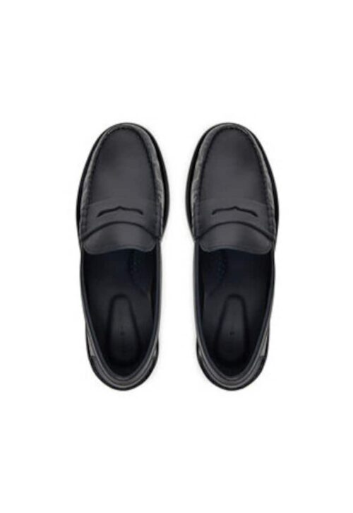 Мъжки мокасини 305552891 от естествена кожа в черен цвят