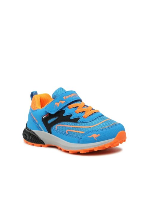 Трекинг обувки за момче гумени в син цвят за спорт и поход