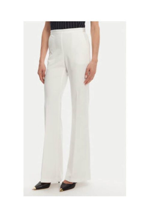 Дамски панталон P3E9JAW 1140 LATTE екрю с еластан и вискоза