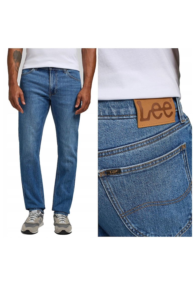 Lee Jeansy_Meskie_45075 Намаления и отстъпки 3 Мъжки сини дънки Jeansy_Meskie_45075 с комфортна кройка по тялото