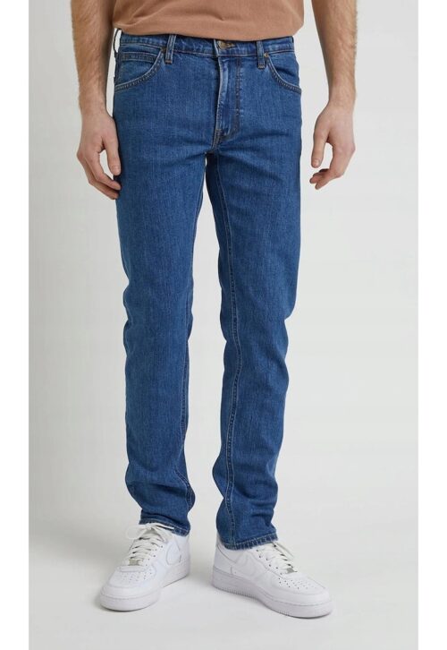 Мъжки дънки Daren Stoneage в син цвят от памук и еластан