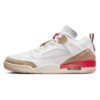 Спортни обувки Jordan Spizike Low в бял цвят изработени от естествена кожа