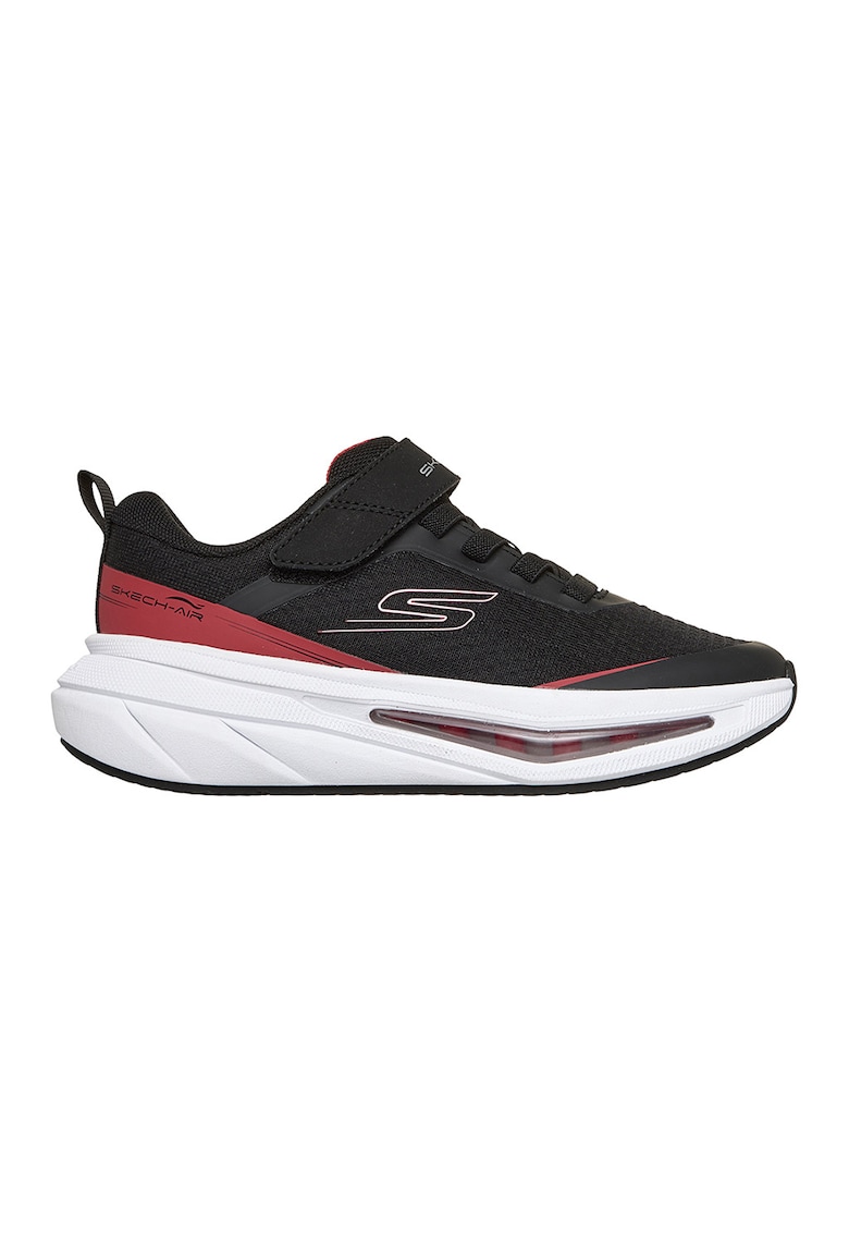 Skechers Мрежести спортни обувки Skech-Air 5.0 с велкро – Черен/Бледочервен Намаления и отстъпки 3 Мрежести спортни обувки Skech-Air 5.0 в черно и бледочервено с велкро