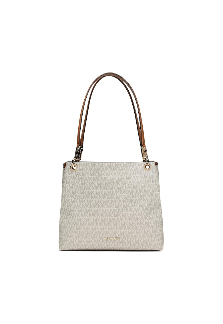Michael Michael Kors Дамска чанта Kensington – екологична – ванилия/ацер – 30×45см Намаления и отстъпки 3 Дамска чанта Kensington от екологична кожа в цвят ванилия и ацер 30x45 см