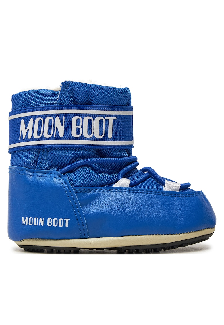 Moon Boot Спортни ботуши за момичета – бяло/синьо Намаления и отстъпки 3 Спортни ботуши за момичета в бяло и синьо от екологична кожа