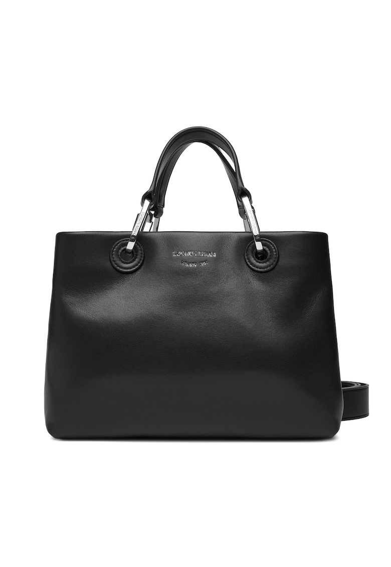 Emporio Armani Дамска чанта черна – от естествена кожа – модел EW000361 AF18673 UC0 Намаления и отстъпки 3 Дамска черна чанта от естествена кожа модел EW000361 AF18673 UC0