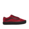 маратонки Old Skool Creeper червен и черен от естествена кожа