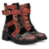 NINE WEST Дамски обувки – бежови Намаления и отстъпки Дамски ботуши Corineo от естествена кожа в черен цвят